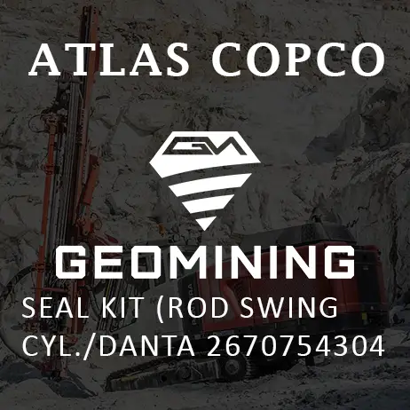 2670754304 КОМПЛЕКТ УПЛОТНЕНИЙ (ШТОК ПОВОРОТНОГО ЦИЛИНДРА/ДАНТА) Atlas Copco / Epiroc