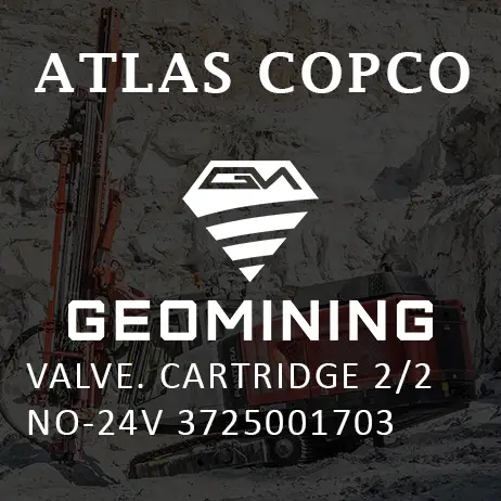 3725001703 КЛАПАН  КАРТРИДЖНЫЙ 2/2 НО-24В Atlas Copco / Epiroc