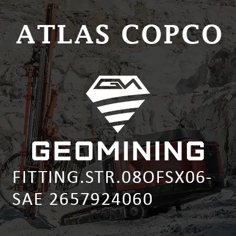 2657924060 ФИТИНГ STR 08OFSX06SAE Atlas Copco / Epiroc
