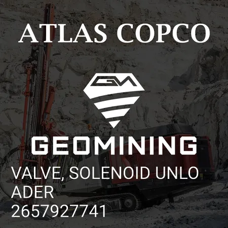 2657927741 КЛАПАН, ЭЛЕКТРОМАГНИТНЫЙ РАЗГРУЗЧИК Atlas Copco / Epiroc