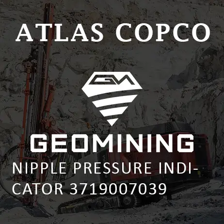3719007039 ИНДИКАТОР ДАВЛЕНИЯ НА НИППЕЛЬ Atlas Copco / Epiroc