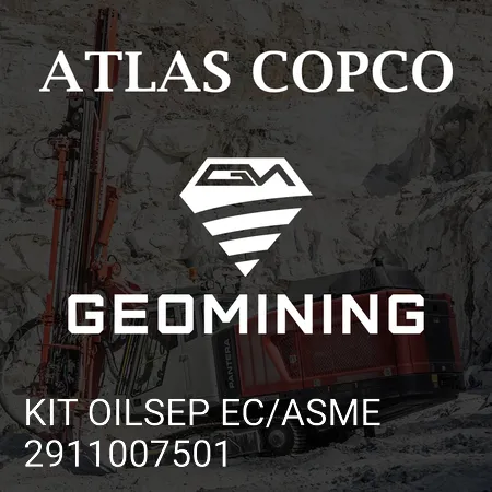 2911007501 КОМПЛЕКТ OILSEP EC/ASME Atlas Copco / Epiroc