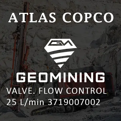 3719007002 КЛАПАН  РЕГУЛИРОВКА ПОТОКА 25 Л/МИН Atlas Copco / Epiroc