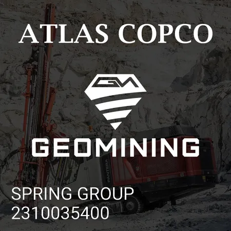 2310035400 рессора ГРУППА Atlas Copco / Epiroc