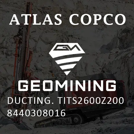 8440308016 ВОЗДУХОВОД  TITS2600Z200 Atlas Copco / Epiroc