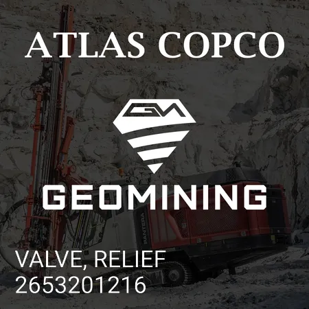 2653201216 КЛАПАН, ПРЕДОХРАНИТЕЛЬНЫЙ Atlas Copco / Epiroc