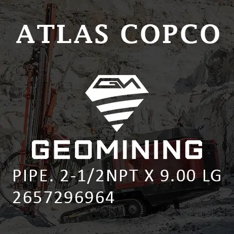 2657296964 ТРУБА  2-1/2NPT X 9.00 ДЛИНА Atlas Copco / Epiroc