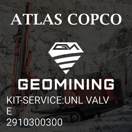 2910300300 КОМПЛЕКТ-ОБСЛУЖИВАНИЕ:КЛАПАН UNL Atlas Copco / Epiroc