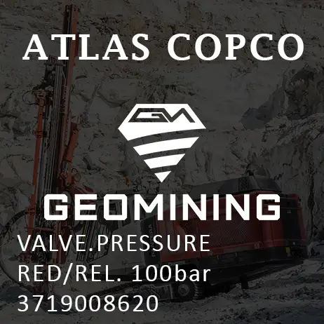 3719008620 КЛАПАН  ДАВЛЕНИЯ КРАСНЫЙ/ОТНОСИТЕЛЬНЫЙ  100БАР Atlas Copco / Epiroc