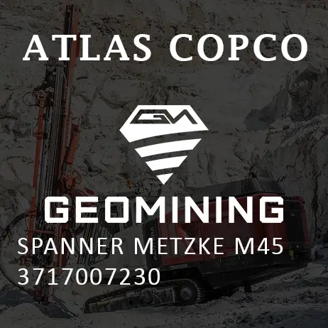 3717007230 ГАЕЧНЫЙ КЛЮЧ METZKE M45 Atlas Copco / Epiroc