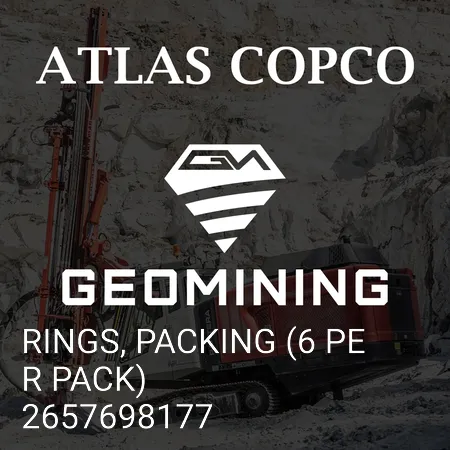 2657698177 КОЛЬЦА УПЛОТНИТЕЛЬНЫЕ (6 В УПАКОВКЕ) Atlas Copco / Epiroc