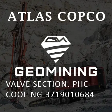 3719010684 СЕКЦИЯ КЛАПАНА  ОХЛАЖДЕНИЕ PHC Atlas Copco / Epiroc