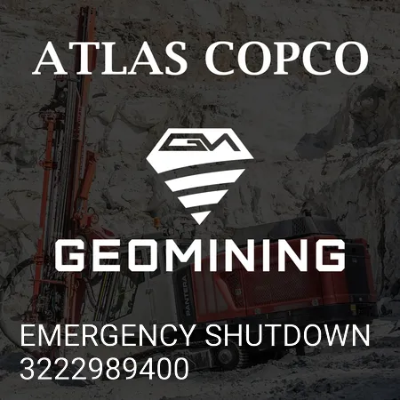 3222989400 АВАРИЙНОЕ ВЫКЛЮЧЕНИЕ Atlas Copco / Epiroc