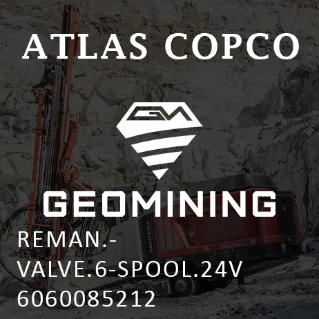 6060085212 РЕМ КЛАПАН 6-ЗОЛОТНИКОВЫЙ 24В Atlas Copco / Epiroc