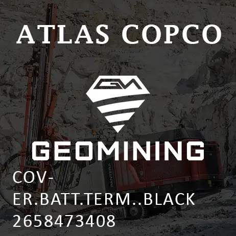 2658473408 КРЫШКА  АККУМУЛЯТОРНАЯ  ЧЕРНАЯ Atlas Copco / Epiroc