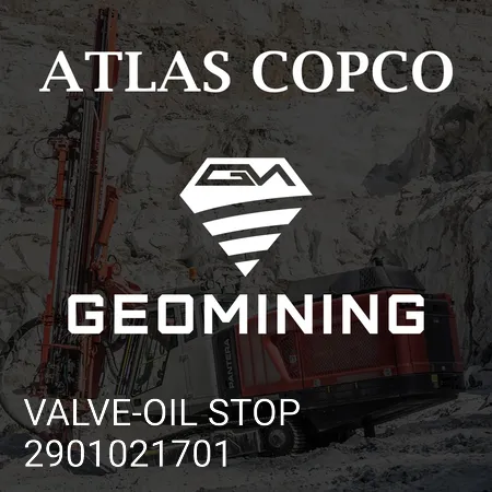 2901021701 КЛАПАН-МАСЛЯНЫЙ ЗАПОР Atlas Copco / Epiroc
