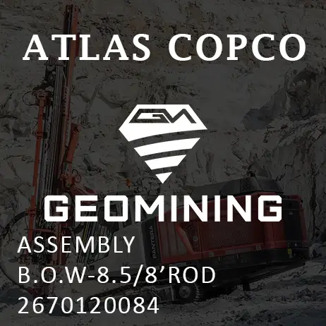 2670120084 СБОРКА ДУГИ-8.5/8' ШТОК Atlas Copco / Epiroc
