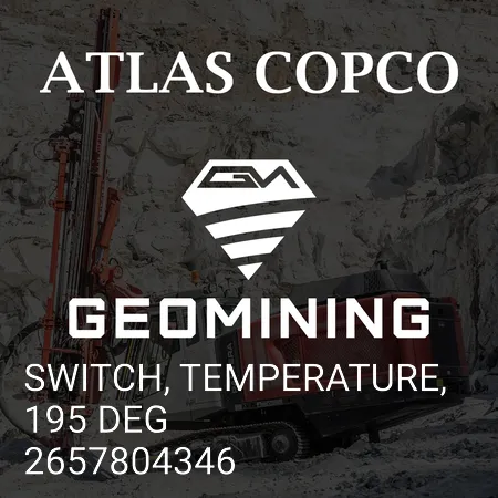 2657804346 ПЕРЕКЛЮЧАТЕЛЬ, ТЕМПЕРАТУРА, 195 ГРАДУСОВ Atlas Copco / Epiroc