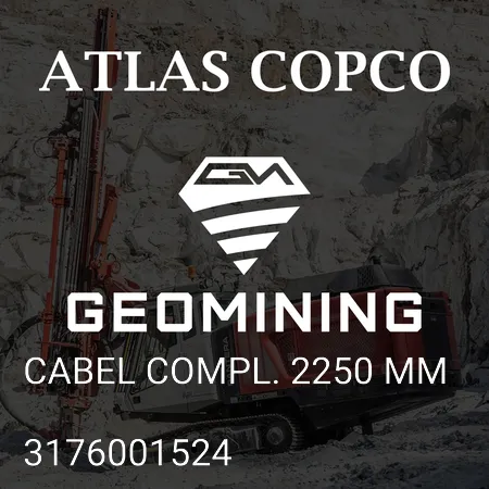 3176001524 КАБЕЛЬ КОМПЛЕКТ. 2250 мм Atlas Copco / Epiroc